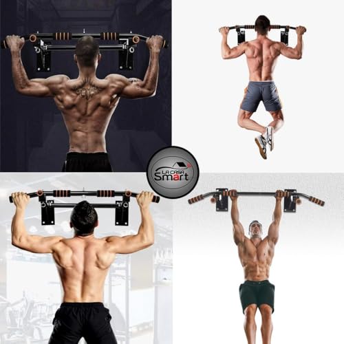 Barra Fixa De Parede Para Musculacão Com Paralela Crossfit Pull-up Chin-up Tríceps - Aço Com Espuma