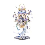 MU 3D Metal Puzzle for Adult Romeo and Juliet, Elf Palace Model Kits Miniatur Building, Brain Teaser