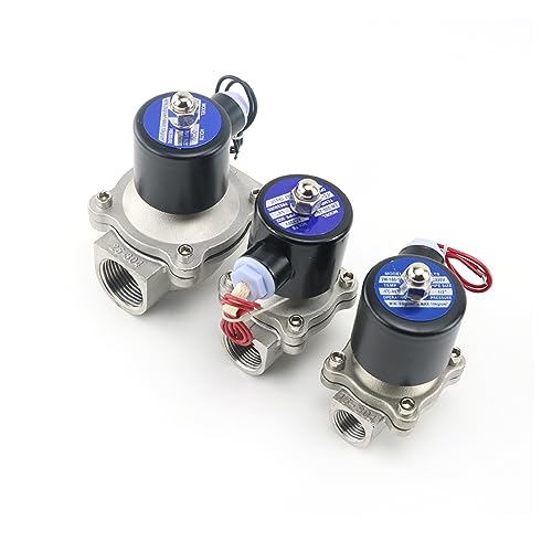 Électrovanne normalement fermée DN15 DC24V en acier inoxydable pour eau