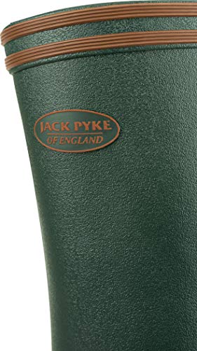 Bottes de pluie Shires Jack Pyke vertes en caoutchouc durable