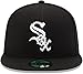 New Era MLB 59FIFTY Team Color Authentic Collection Fitted On Field Game Cap Hat (7 7/8, Chicago White Sox Black)