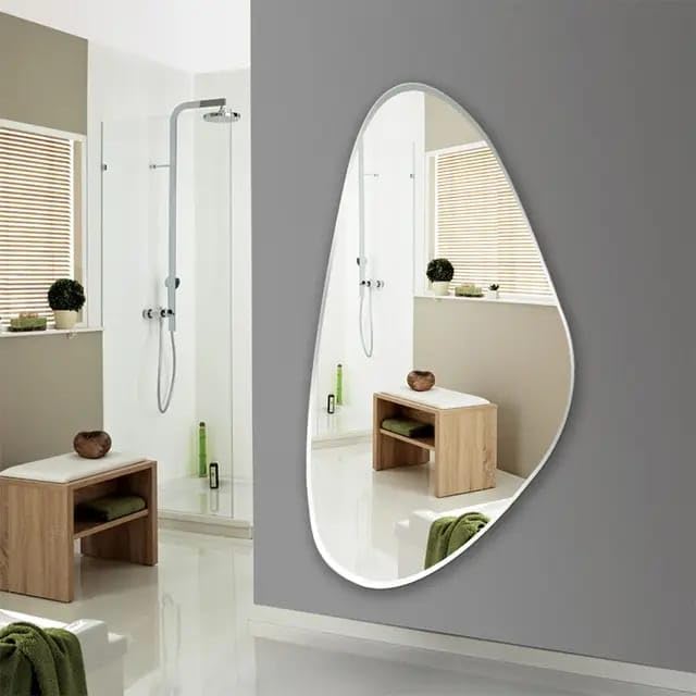 Image of MB41 Decorative Wall Mirror for Bathroom, Living Room, Bedroom, Vanity Mirrors, Makeup (24 x 30 Inch)