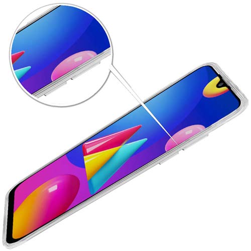 Image of Amazon Brand - Solimo Back Cover for Samsung Galaxy M02s (Thermoplastic Polyurethane | Transparent)