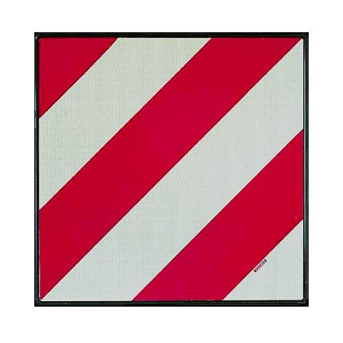 GO BIKER Placa V20 homologada. Señalización Carga obligatoria 50x50cm en Aluminio Cover