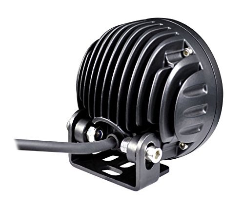 Lightronic 3.5" Round Compact 18W 6000K Natural White Super Bright 30° Flood Beam Led Off Road Headlight Fog & Driving Backup Reverse Light For Motorcycle & Power Sports, Ip69 Waterproof Rating, 2Pcs #TOP3