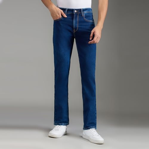 Image of Pepe Jeans Men's Jeans | Straight Fit | Mid Rise | Stretchable
