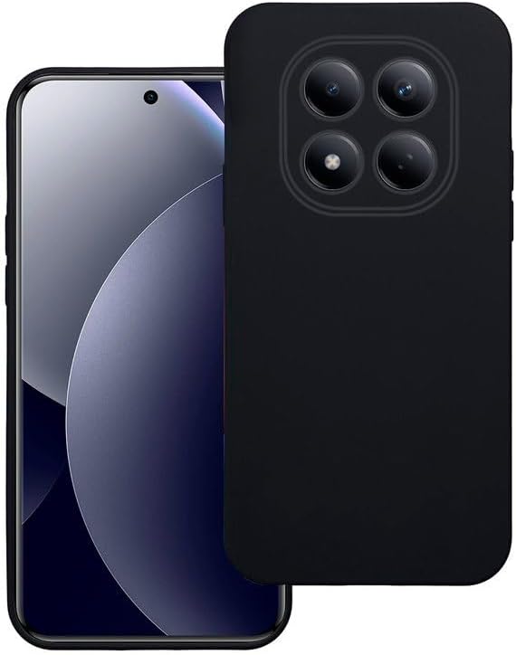 Cool Silicone Case for Xiaomi Redmi Note 15 Pro Plus 5G / Poco M8 Pro (Black)