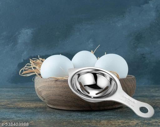 KENYS 1 pcs Egg Spoon Stainless Steel Egg White Yolk Filter Separator Cooking Tool Dishwasher Safe Chef Kitchen Gadget. 4