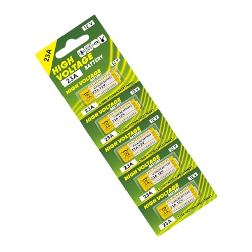 Pack de 5 pilas alcalinas 23A 12V alta capacidad miniatura 1