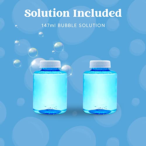 JOYIN 2 Bubble Guns with 2 Refill Solution (10 oz Total), Bubbles Maker, Blower for Kids, Toddlers, Outdoors Activity, Birthday Gift, Easter Basket Stuffers (Yellow+Orange) by JOYIN - Image 5