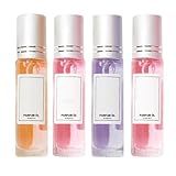 Naturparfüm 40 ml (4 Stück * 10 ml) Passionsfrucht, Kirschblüte...