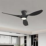 TALOYA 52 Inch Ceiling Fan with Led Light Remote...
