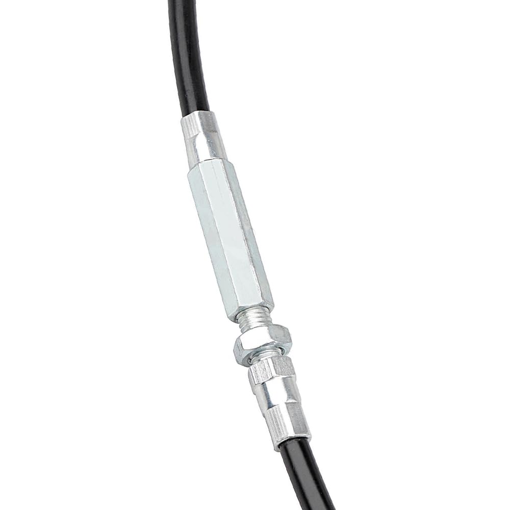 Baceyong - Cable de freno y embrague (1,8 m/5,9 pies, acero inoxidable, 2009-2013, compatible con Harley Road King Tri Glide Electra Glide, embrague de freno de acero trenzado para motocicleta