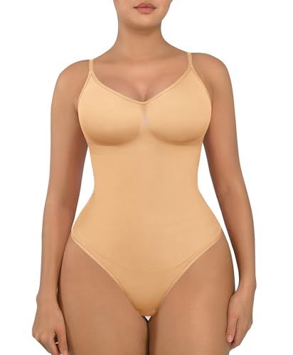Image of FeelinGirl Shapewear Bodysuit Tummy Control for Women Seamless Body Shaper