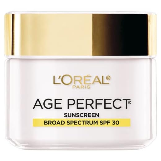 L'Oreal Paris Age Perfect Collagen Expert Anti-Aging Day Face Moisturizer AM, Collagen Peptides, Niacinamide, Age Perfect For Mature Skin, Suitable for sensitive skin, Dermatologist Tested, 2.5 oz