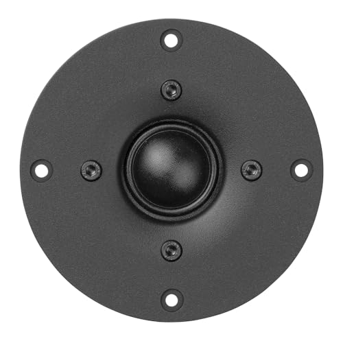 VONYX WSD104 104mm Silk Dome Tweeter, Speaker Tweeter - 25mm Voice Coil, Neodymium Magnet, HiFi Tweeter for Clear High-Frequency Sound - Durable Replacement for Home Audio and Speaker Systems