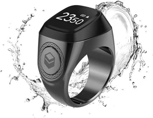 خاتم تسبيح ذكري ذكي، للصلاة الاسلامية، تذكير بتوقيت الصلاة، ...