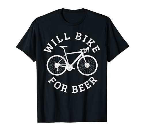 Questo fantastico design per bici da strada con una scritta divertente è il regalo perfetto per i ciclisti che amano bere birra. abbigliamento ideale per chi ama il ciclismo e le bici da corsa.