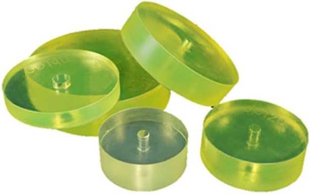 1pcs 140/150/160mm outer diameter fluorescent green color Round polyurethane pu cushioning shock pad Low temperature resistance - (Outer Diameter: 160mmx50mm)