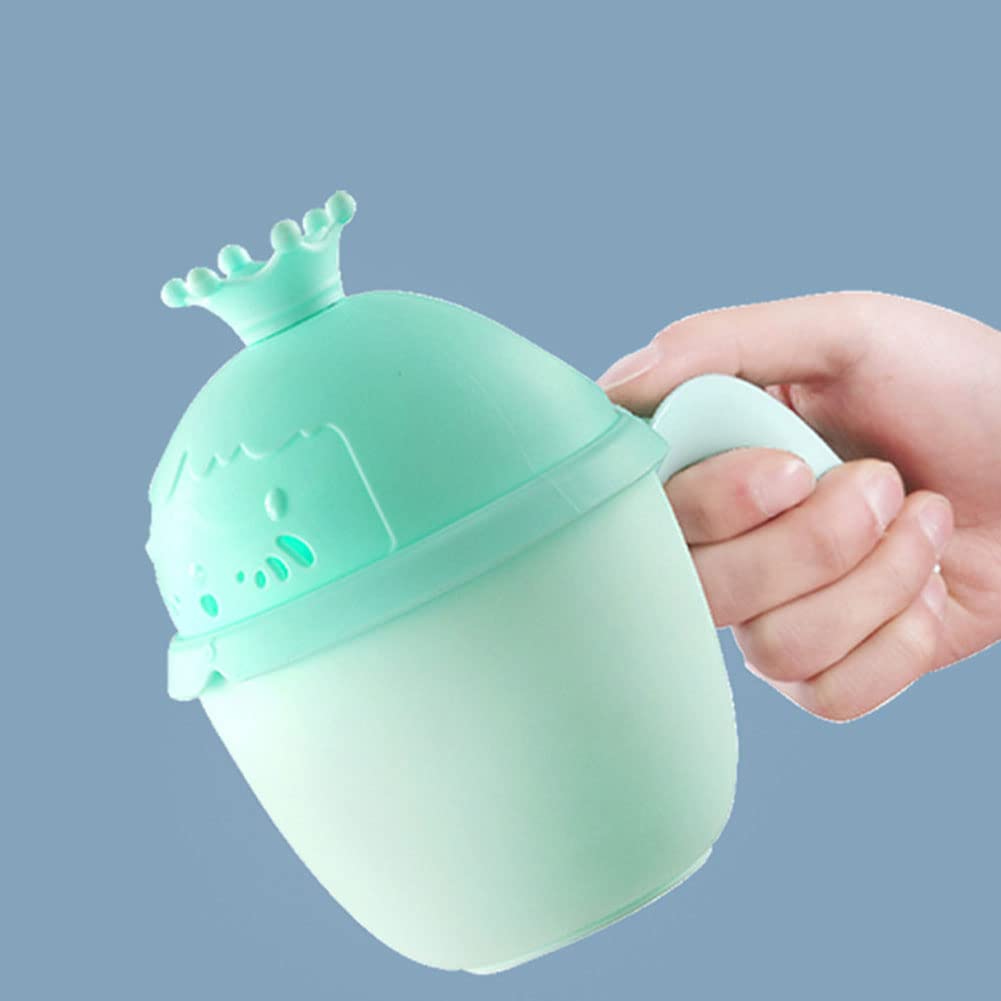 EUBUY Baby Rinse Cup, Cute Whale Baby Bath Rinser, Shampoo Rinser, Newborn Bath Shower Wash Hair Cup for Protecting Infant Eyes