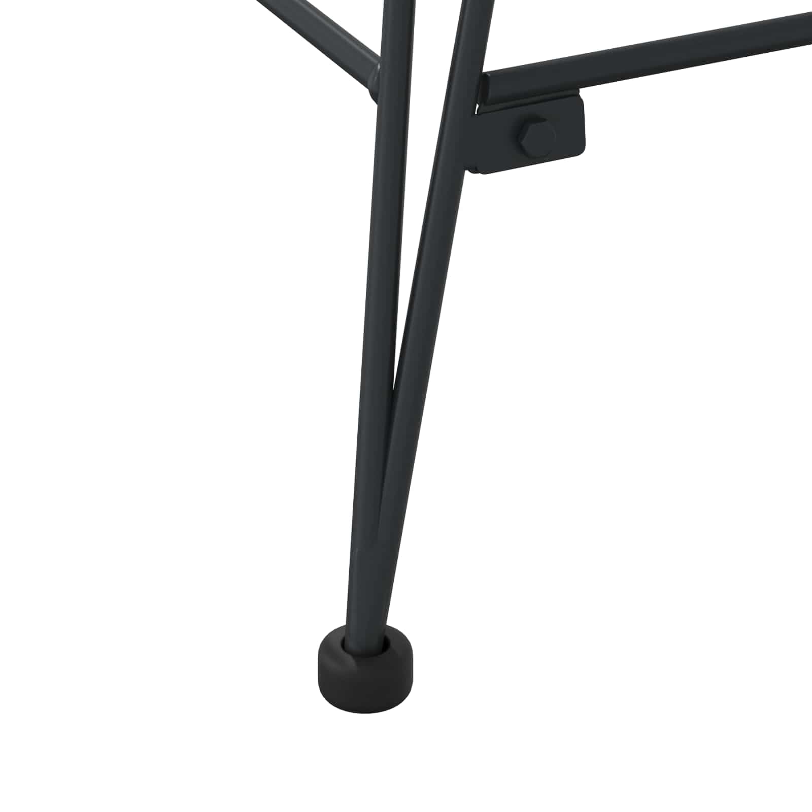 vidaXL Silla de Bar 2 uds. Negro 55 x 52 x 92 cm Ratan e Hierro