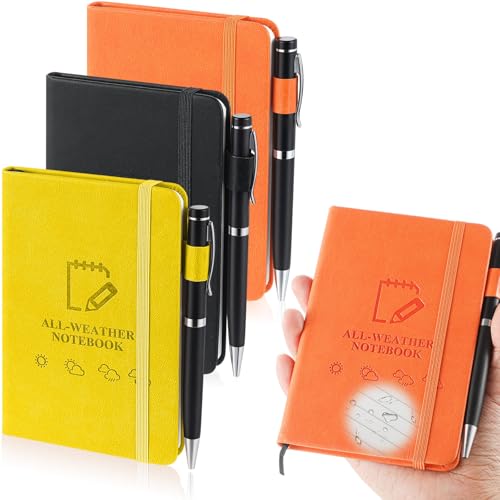 Resholder 3 Packs Waterproof Notebook 4