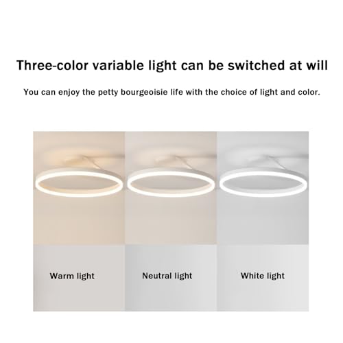 Plafonnier LED dimmable 2700K-6500K pour éclairage de chambre