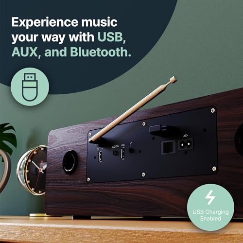 CD-Player Majority Oakington DAB und UKW Digitalradio mit Bluetooth