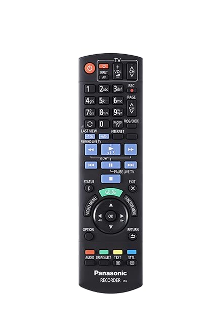Panasonic DMR-BST760AG odtwarzacz Blu-Ray i nagrywarka z tunerem Twin HD DVB-S 500 GB, 4K Upscaling, Ultra HD, nagrywanie symulujące, Smart Ready, czarny, Bez połączenia Scart