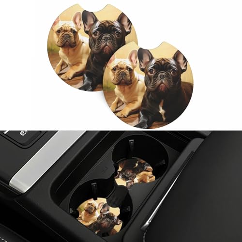 Portavasos para Carro 2 Pzs Negro Impermeable Antideslizante miniatura 5