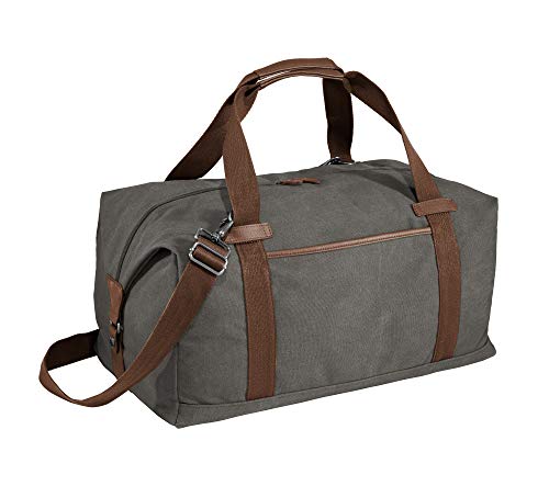 Custom Canvas Duffel Bag for Men Women - Add Your Monogram - Personalized Weekender Bag for Gym, Overnight, Travel2