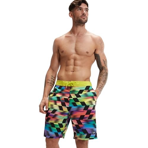 Speedo Men's Swim Trunk Knee Length Boardshort Bondi Printed