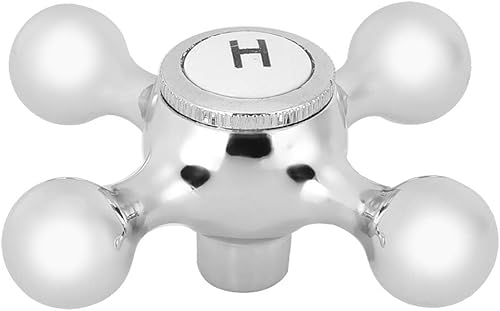 Miniatura 6 de Manija de grifo de ducha, mango cruzado para grifo de ducha, baño, fregadero, mango de repuesto universal para grifo, diámetro interior de 0.937 in