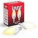 Produktbild Innr E14 Smart LED Kerze, kompatibel mit Philips Hue* und Alexa (bridge erforderlich), dimmbar, Warmweiß bis Tageslicht, 2200K - 5000K, 2-Pack, RB 248T-2