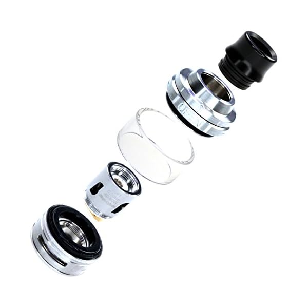Eleaf ELLO Clearomizer 2 ml / 4 ml, Durchmesser 25 mm, Riccardo Verdampfer für e-Zigarette, schwarz – Bild 5