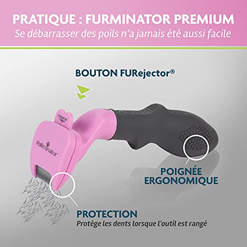 Peigne FURminator outil undercoat deShedding petits animaux et lapins - 3