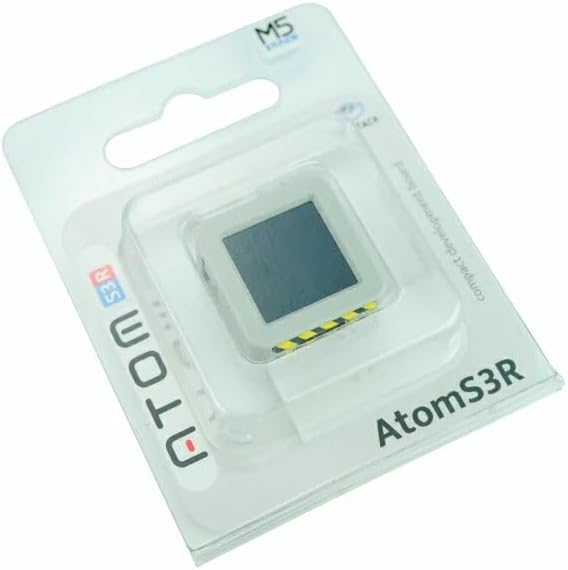 M5Stack ATOMS3R in its retail blister packaging.
