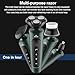LinMei Electric Beard Trimmer for Men - Low Noise, 60 Min Battery, Washable Cutter Head, USB Charging - Perfect for Grooming Facial Hair