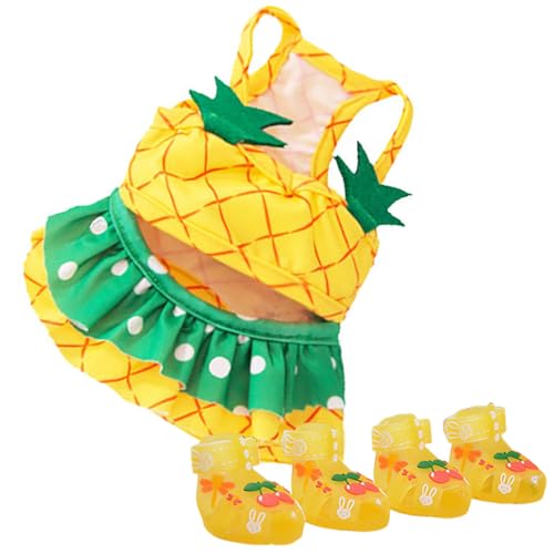 Maillot de bain pour chien HMJGDZG Sweet Cherry bikini et sandales d'été