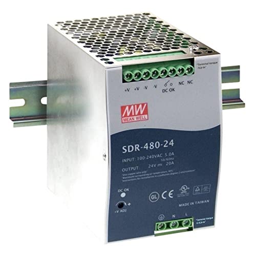 MeanWell SDR-480-48 convertisseur 48V 10A pour la distribution électrique industrielle