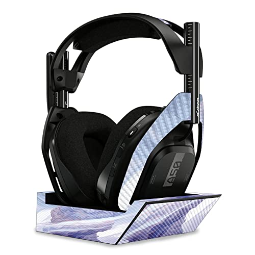 Image of MightySkins Carbon Fiber Skin Compatible with Astro A50 Wireless Headphones + Base Station (Gen 4) - Whirlwind | Protective, Durable Textured Carbon Fiber Finish | Easy to Apply | Made in The USA