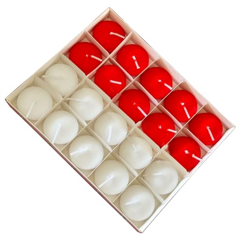 Bougie flottante blanche en cire de soja pour piscine et bain