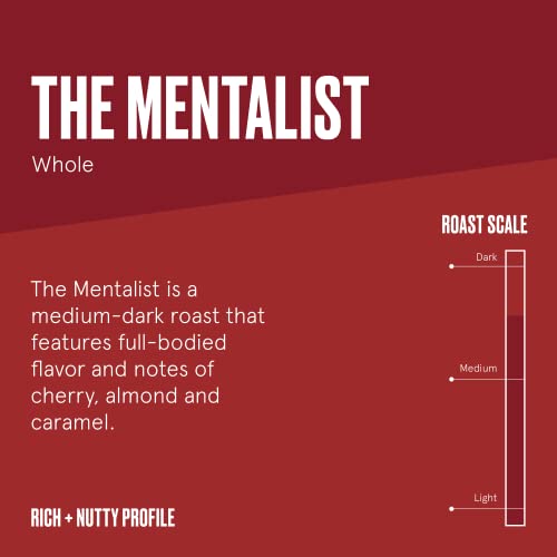 The Mentalist Whole Bean Coffee, Medium Dark Roast, 12 Oz, Bulletproof Keto Friendly 100% Arabica Coffee, Certified Clean Coffee, Rainforest Alliance, Sourced From Guatemala, Colombia & El Salvador #TOP1