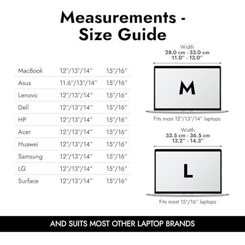 Philbert Danish Design - Parasol para portátil 4 en 1 – Pantalla delgada para capucha, pantalla de privacidad, protección contra el calor y mejora del contraste – Universal, plegable y ligero – Se - imagen 4