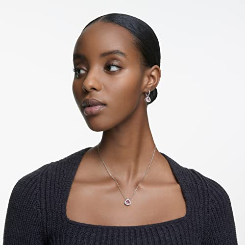 Swarovski Millenia Necklace And Earring Set, Pink, Rhodium Plated #TOP4