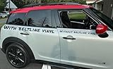 Gloss Black Peel & Stick No Chrome dechrome Belt line Beltline Vinyl Overlay Stripe Stripes Decals Graphics fit Any Mini Cooper Countryman Paceman R50 R52 R53 R55 R56 R57 R58 R59 R60 R61 F60