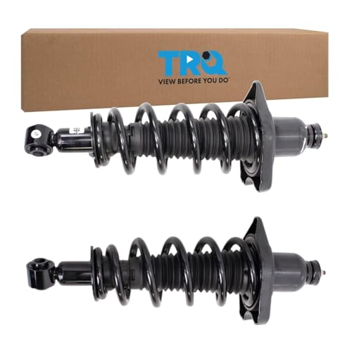 TRQ Rear Complete Quick Loaded Shock Strut Spring Assembly LH RH Pair 2pc for 2014-2020 Acura MDX AWD 4WD SUV