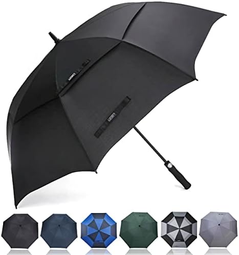 G4Free 47/54/62/68 Inch Golf Umbrella Auto Open Windproof Umbrella Double Canopy