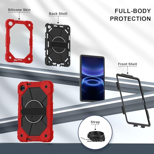 Funda Redmi Pad SE 2 con correa de hombro para viajes y niños 2