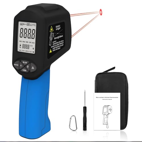 HOLDPEAK Non-Contact Infrared Thermometer Gun, -58℉~2876℉ High Temp Laser Industrial